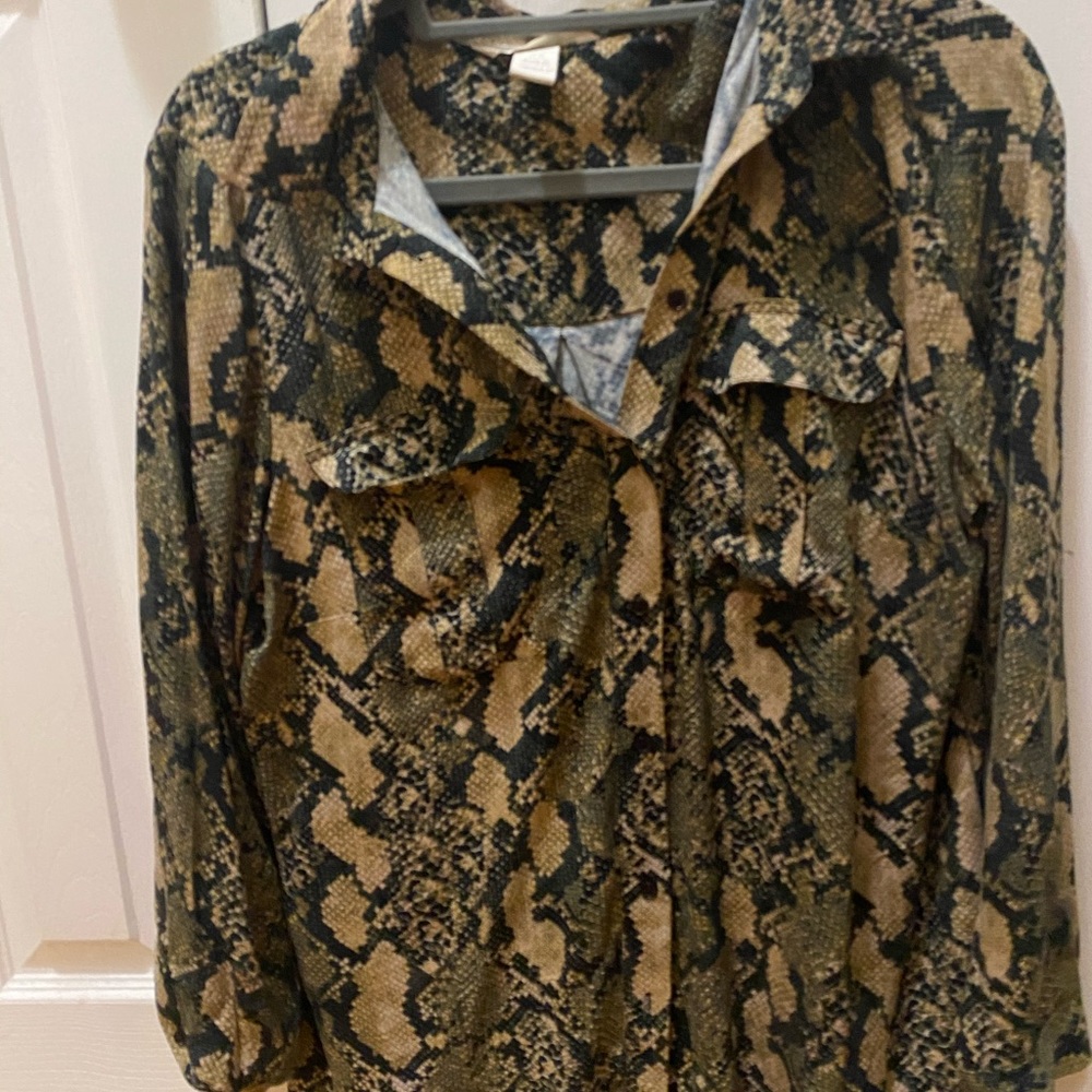 Snake Print Shirt